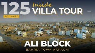 125 sq yards bahria town Karachi | inside tour 125 sq yard Villa