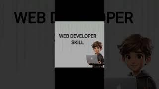 Web Developer Skills you need to know in 2024 #developer #coding #fullstack #shorts #youtubeshorts