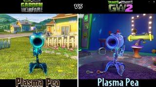 *ALL PEASHOOTER COMPARISON* - Plants vs Zombies GW / GW2