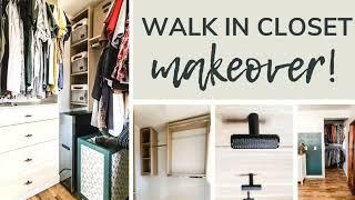 Closet Evolution Installation: Budget Friendly Walk In Closet Makeover