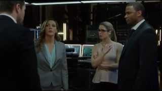 Arrow 2x21 - Laurel and Oliver talk in the Foundry, "This City Needs the Arrow".