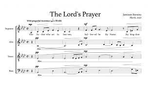 The Lord's Prayer (Score Video) | Jamison Stevens