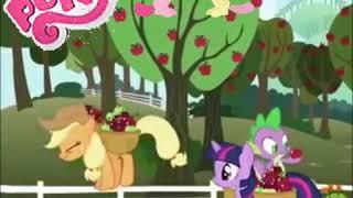 My little PONY (Эппл Джек Искорка и Спайк)