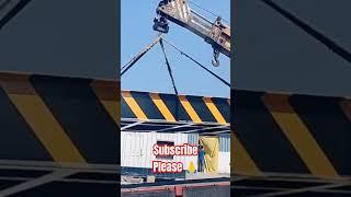 Rockaway weight bridge installation #rockway #viral #youtubeshorts