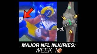 MAJOR #NFL INJURIES: WEEK 1 | FASTEST Medical Minute ⏰