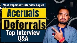 Accruals and Deferrals Concepts Examples and Top 10 Interview Questions | CorporateWala | Accenture