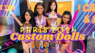 Paris 2024 Olympics Dolls | Turning Barbies into Gabby Thomas, Ilona Maher, Suni Lee & Simone Biles