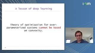 Mikhail Belkin: "Optimization for over-parameterized systems of non-linear equations"