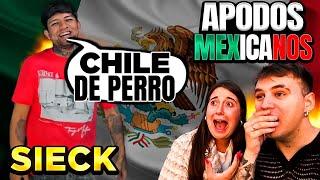 ESPAÑOLES MUEREN DE RISA CON APODOS MEXICANOS  REACCIÓN a SIECK  **que es esto!!!**