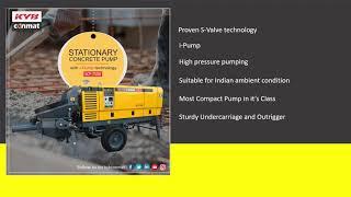 Stationary Concrete Pump