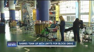 Sabres team up with Unyts for blood drive