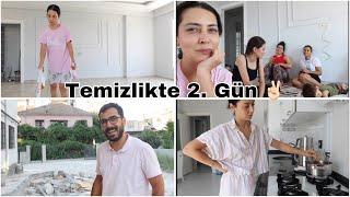 ELTİMİN EVİNİ TEMİZLİYORUZ GÜN 2  TEMİZLİK SONRASI SAKİN BİR GÜN ‍️ YENİ KARGOLAR