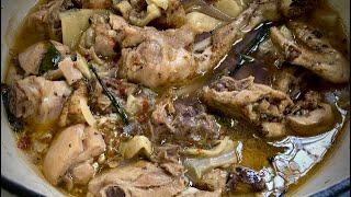 Tasty chicken with fermented bamboo shoots stew recipe || Naga Kitchen