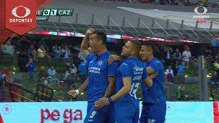 Gol de Milton Caraglio | América 0 - 1 Cruz Azul | Clausura 2019 - Cuartos Ida | Televisa Deportes