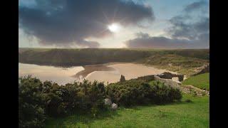 BEACHES OF GOWER PENINSULAR WALES UK