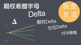 期权投资中的希腊字母Delta，仓位Delta，和delta的对冲比例，中性套期保值比例