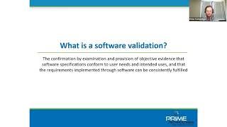 What is Software Validation - explained by the experts at Prime Technologies