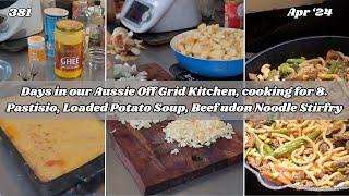 381- DITL Off Grid Kitchen, Large Family, From Scratch, Prep, Planning and Preservation | Australia