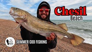 COD Fishing, UK Beach, Chesil Beach. The Shore Hunter, Wayne Hand.