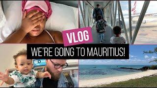 VLOG: Traveling with 3 kids, delayed flight, family holiday in Mauritius | Aisha O'Reilly