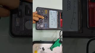 KUSAM-MECO 5KV 1 TERA OHM DIGITAL INSULATION RESISTANCE TESTER MODEL - KM- 2805-MK1 demo part-II