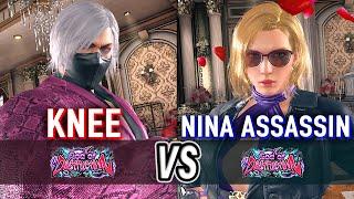 T8  KNEE (Lee) vs NINA ASSASSIN (Nina)  Tekken 8 High Level Gameplay