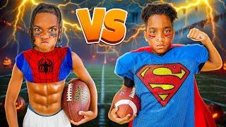 DJ VS KYRIE 1V1 FOOTBALL MATCH UP WITH HALLOWEEN COSTUMES!!