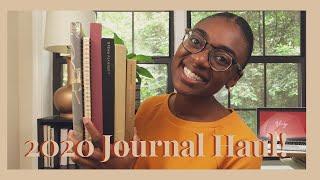 2020 Journal Haul | All The Journals I'm Currently Using!