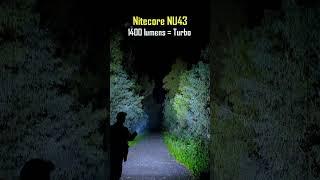 Nitecore NU43 outdoor test#outdoor #headlights