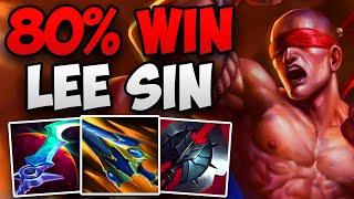 CHALLENGER 80% WIN RATE LEE SIN CARRIES HIS TEAM! | CHALLENGER LEE SIN JUNGLE GAMEPLAY | S14