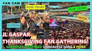 JL GASPAR FAN MEETING - 4000 PEOPLE GATHERED FOR FIRST SOLO MEET & GREET EVENT!  FULL FAN CAM 풀 팬캠