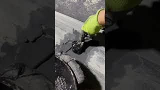 Conveyor belt joint patching | conveyor belt patching | belt patching #shorts