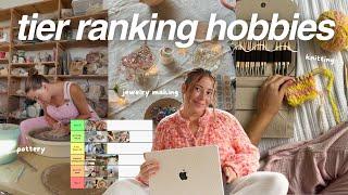 Hobby Inspiration for a Wholesome Lifestyle  tier ranking EVERY hobby i've tried as an adult