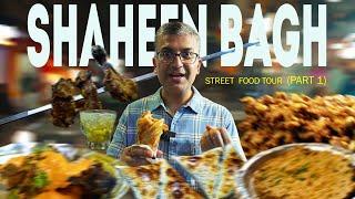 Best SHAHEEN BAGH Non Veg Street Food Walk, Part 1 | Afghani Samosa + Lahori Chicken Paratha + Rolls