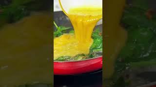 Healthy breakfast | spinach scrambled egg