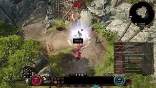 Baldur's Gate 3 - Paladin solo Oathbreaker Knight in 1 turn