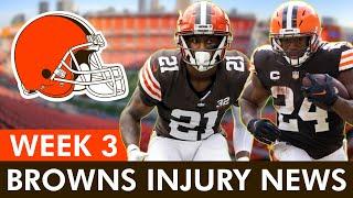 MAJOR Browns Injury News On Nick Chubb, Denzel Ward, Myles Garrett, Jack Conklin & Jedrick Wills