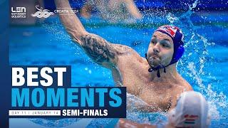 Granados, Kragic and More | Best Moments: Men’s Semi-Finals | European Water Polo Championships 2024