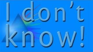 I Don't Know | Learn British English with Britlish