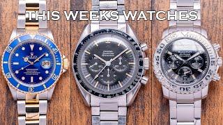 This Weeks Watches - Omega Speedmaster 145.012, Blancpain Air Command, Rolex Sub & More [EP168]