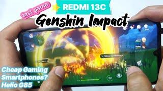 Xiaomi Redmi 13C Genshin Impact Test Game | Helio G85 | Handcam