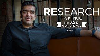 Research Tools | AVI ARYA