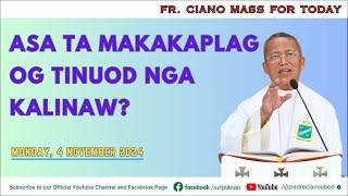 "Asa ta makakaplag og tinuod nga kalinaw?" - 11/4/2024 Misa ni Fr. Ciano Ubod sa SVFP.