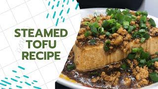 Simple Steamed Tofu With Minced Chicken | Easy Recipe | Kitchen Journey | JS World Studio