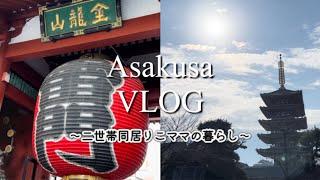 【平日VLOG】浅草・浅草寺へ母と行った日️