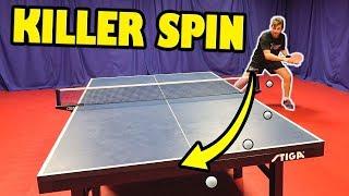 5 Tips To Produce KILLER Spin | Table Tennis