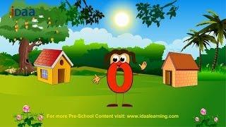 Learn Number 0 (www.idaalearning.com)