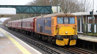 Class 73 Locos and 4TC at Polegate