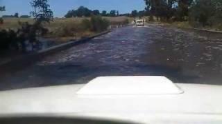 Flood crossing near Axedale, Victoria