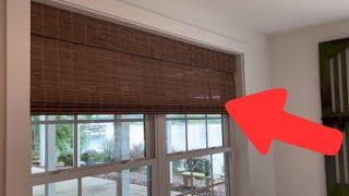 Stylish Cordless Bamboo Shades - Easy, Private & Beautiful!